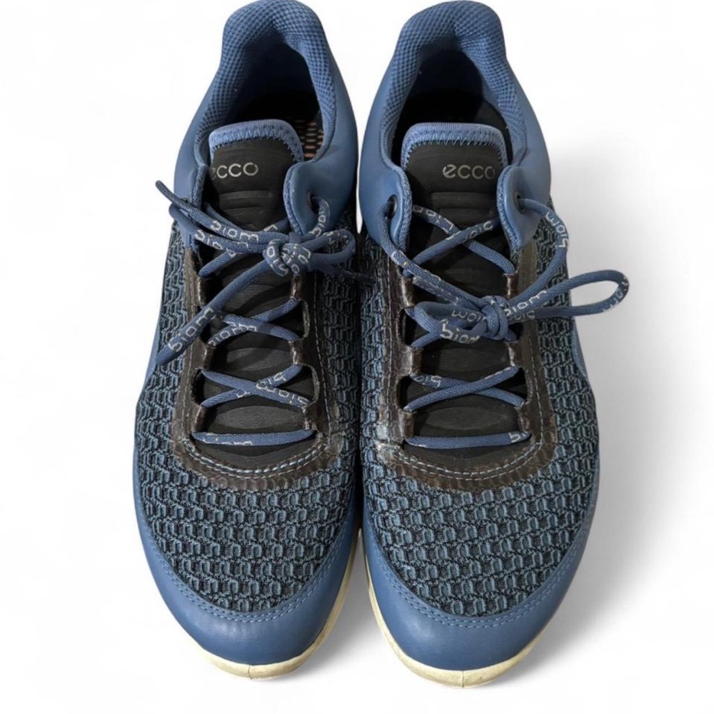 Ecco Navy and Black Sneakers